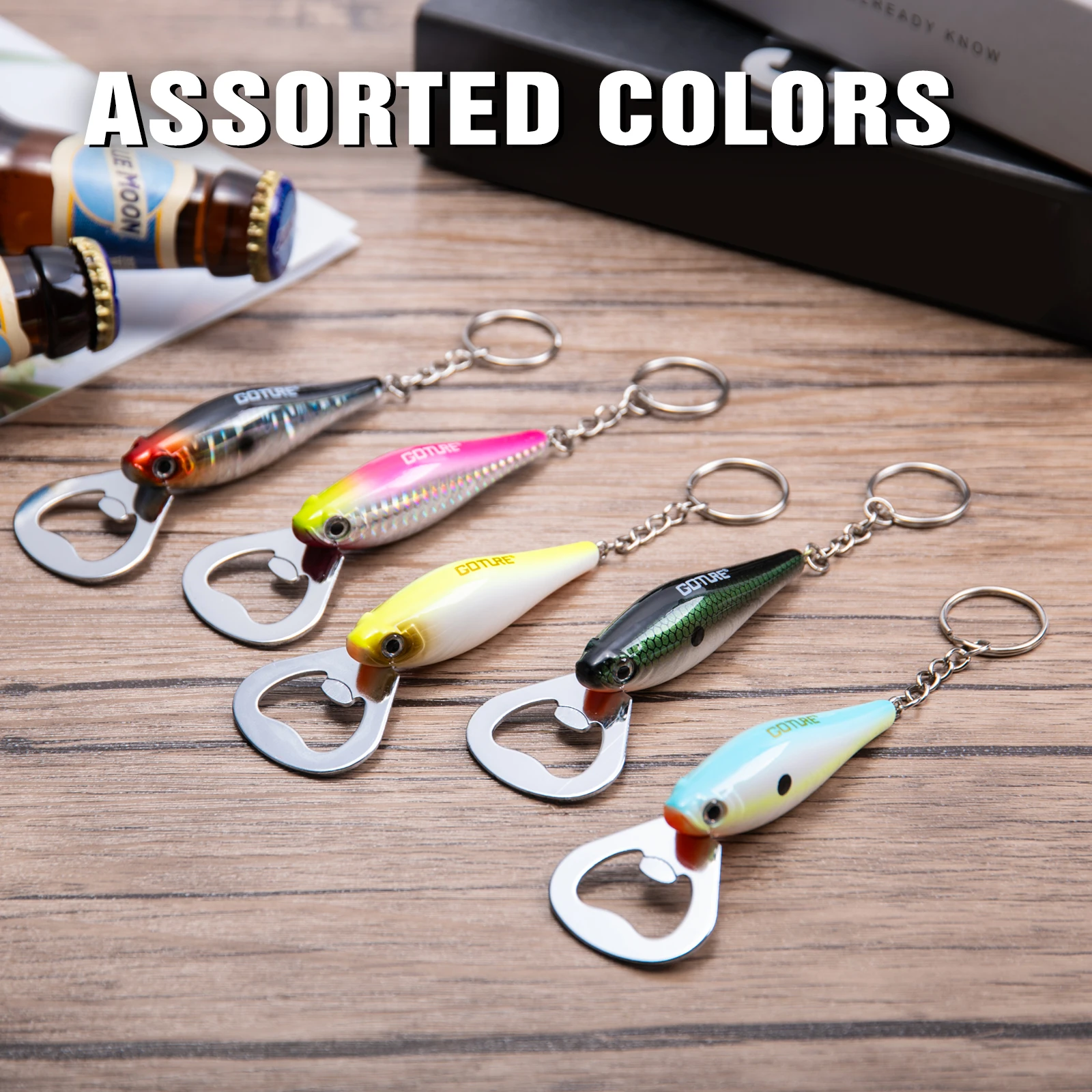 Fishing Lure Making Kit - Goture-rebotellas con señuelo de pesca, accesorio