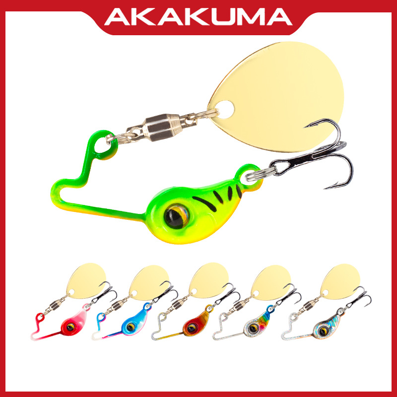 Fishing Lure Blade Bait - Señuelo giratorio compuesto Mini Bean VIB,