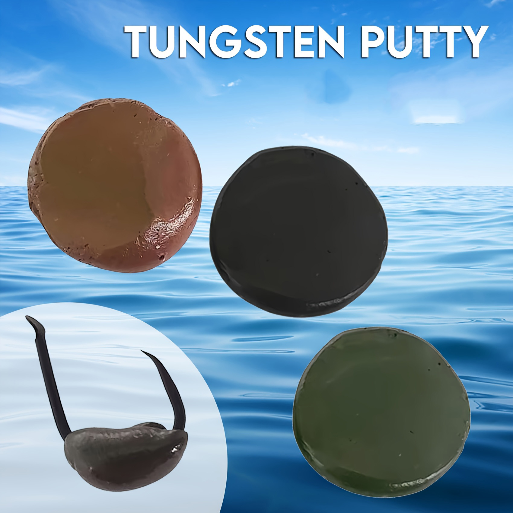 Fishing Lure Accessories - Masilla de tungsteno 0,5 oz (15g)