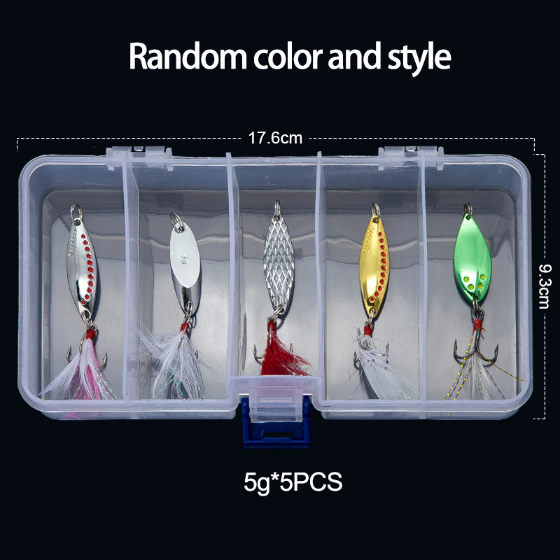Fishing Lure Spoon - Señuelo de pesca giratorio con cuchara