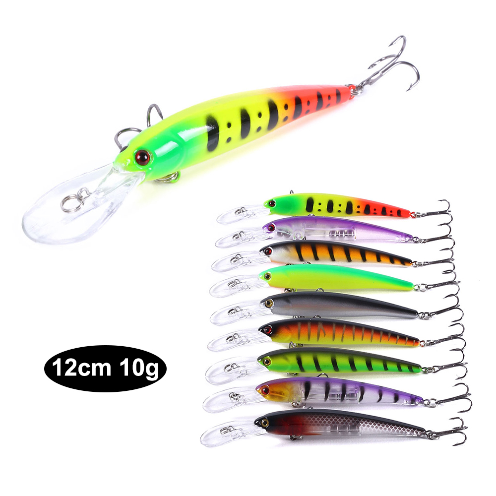 Fishing Lure Spoon - 1 Uds 12cm 10g Minnow Bandits