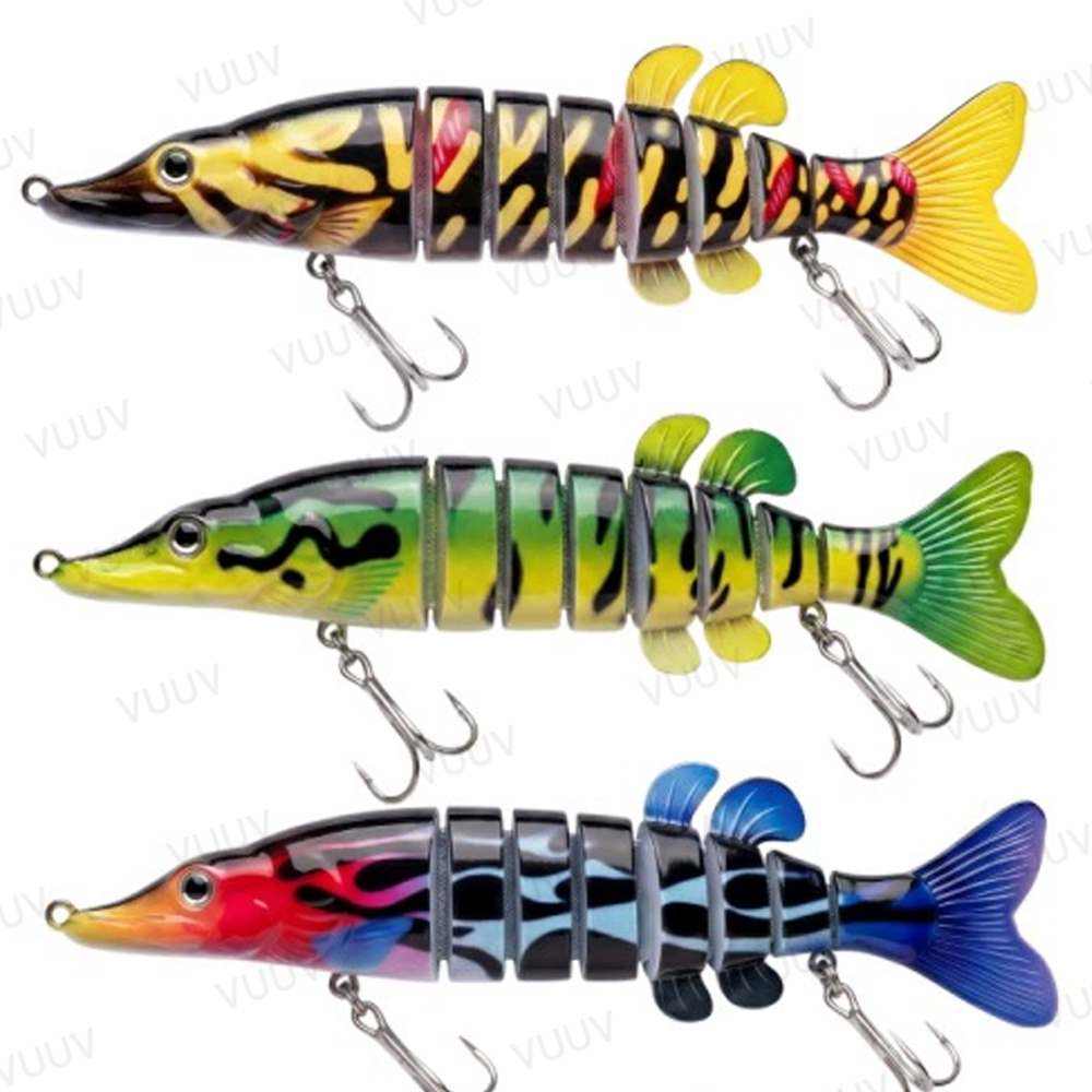 Fishing Lure Popper - 100 señuelos de pesca articulados multiarticulados