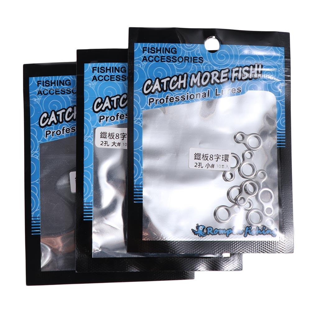 Fishing Lure Jig - 10 unidades de anillas sólidas de