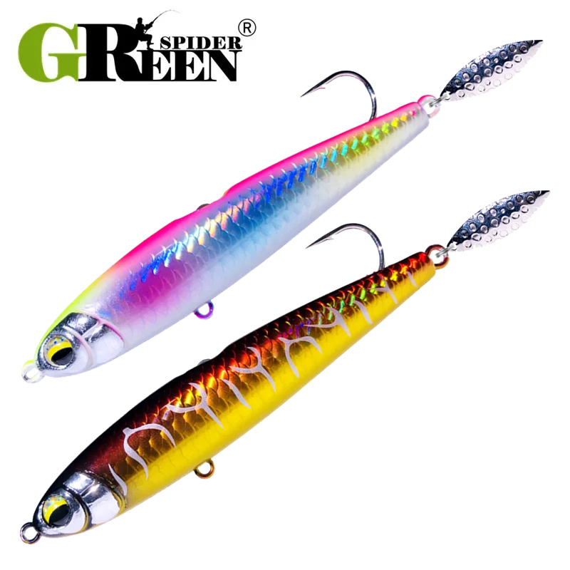 Fishing Lure Spoon - GREENSPIDER nuevo 80mm 25g 85mm 25g