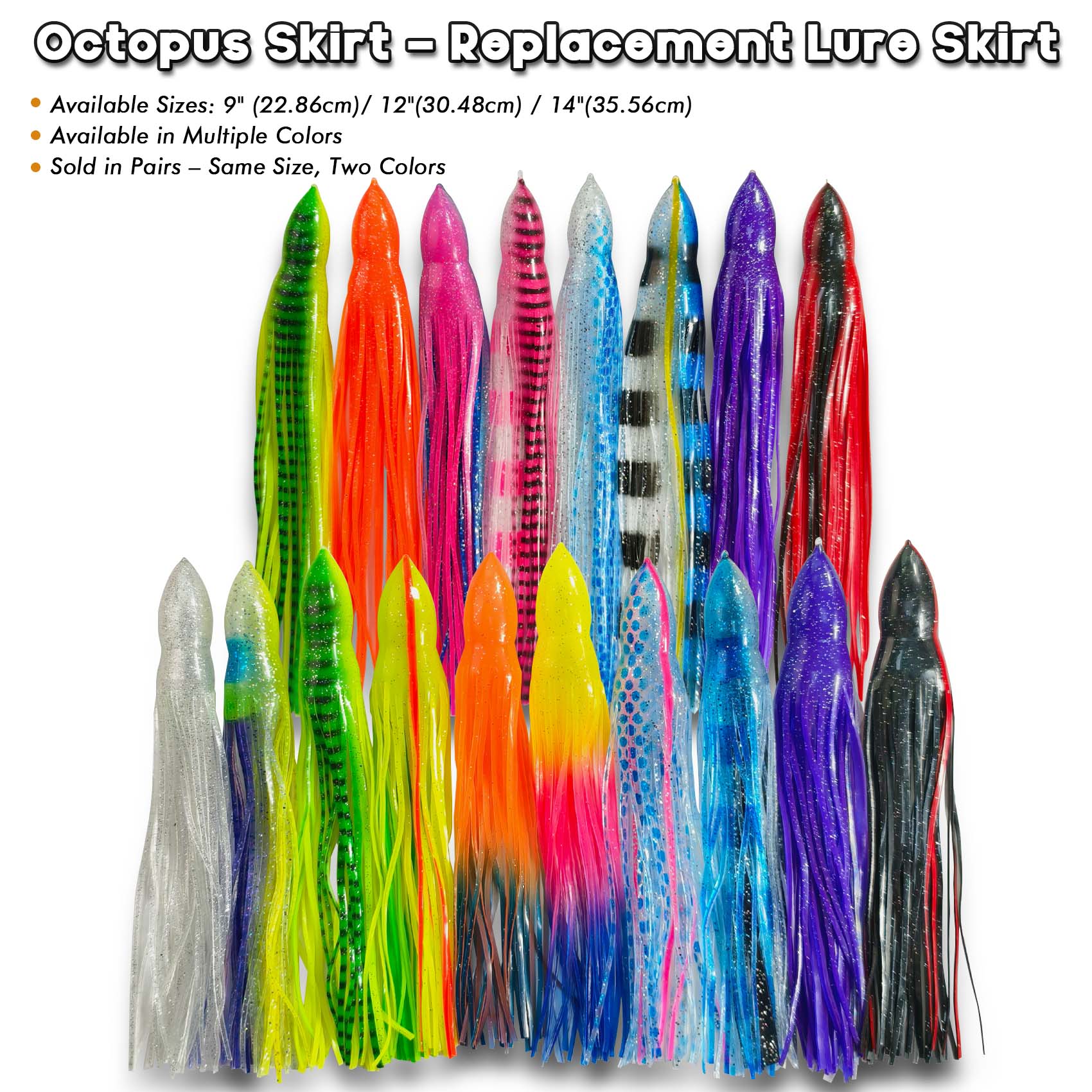 Fishing Lure Buzzbait - Señuelo de Pesca Aventik Squid Skirt,