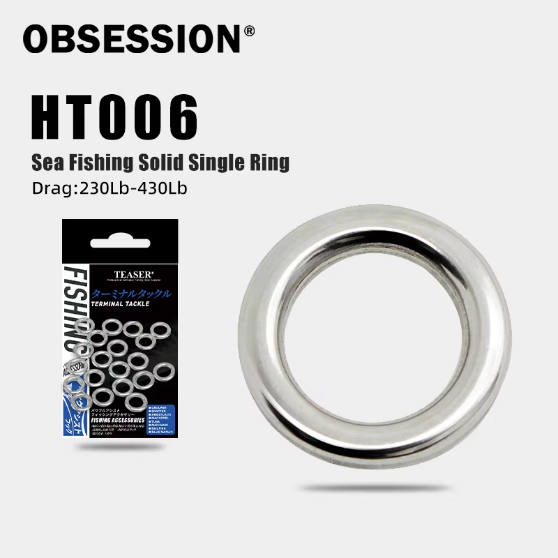 Fishing Lure Accessories - OBSESSION HT006-Anillo de pesca de acero