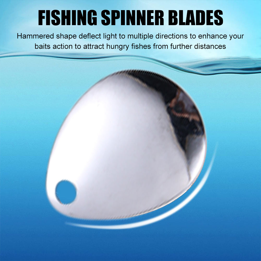 Fishing Lure Blade Bait - 50 piezas de señuelos giratorios de