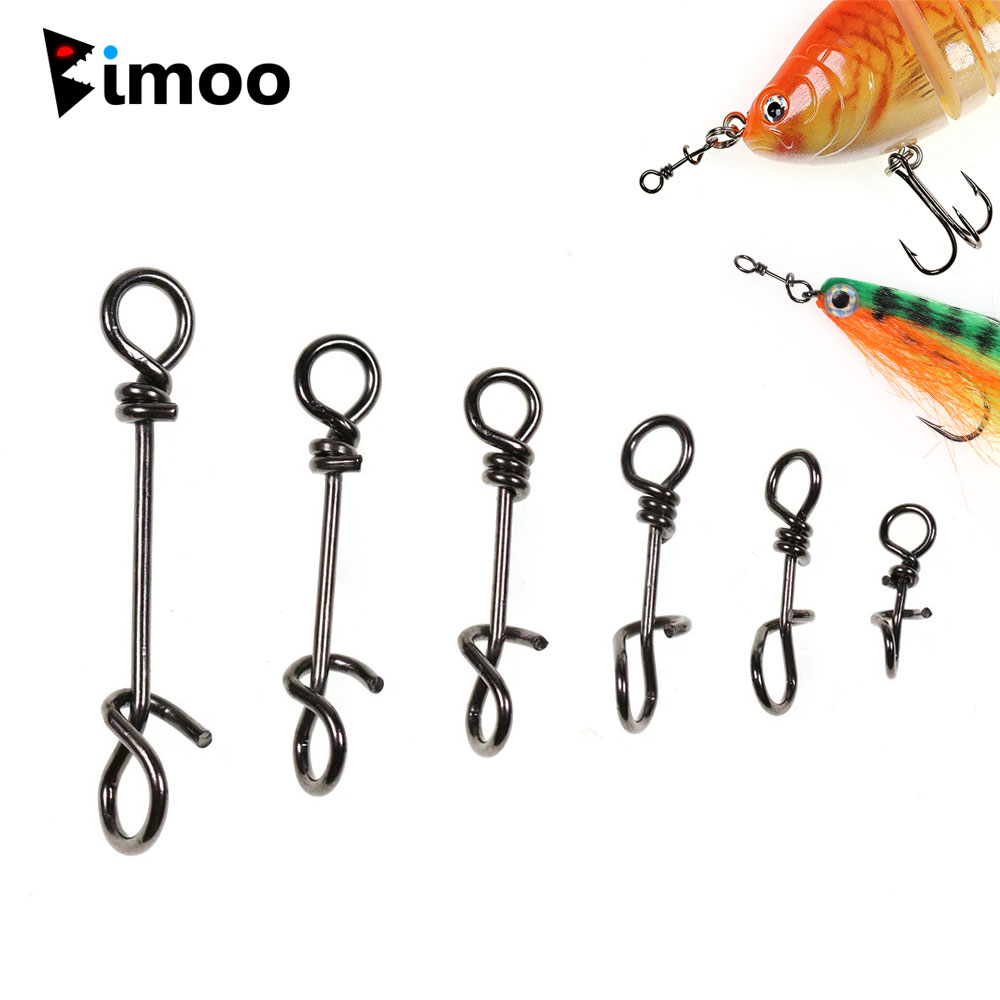 Fishing Lure Accessories - Bimoo 50 piezas de acero inoxidable