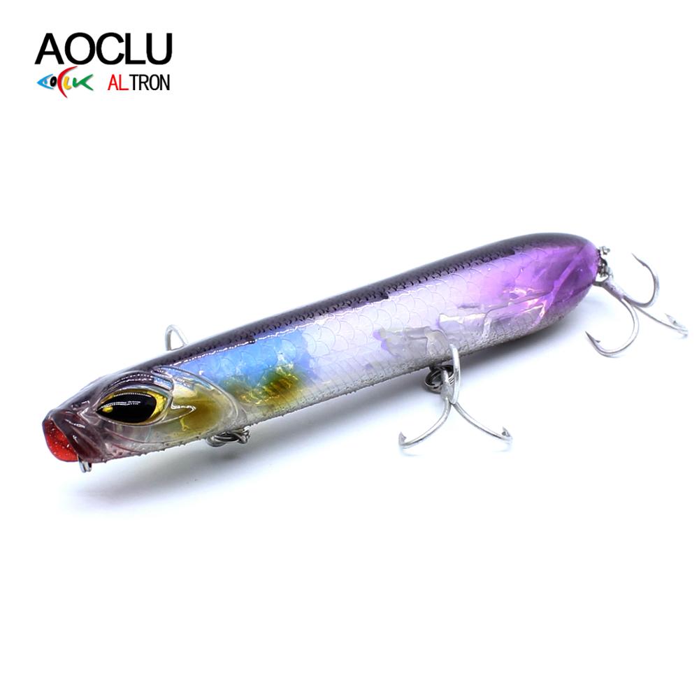 Fishing Lure Jerkbait - AOCLU-Pencil Hard Bait, Topwater Surface Walk