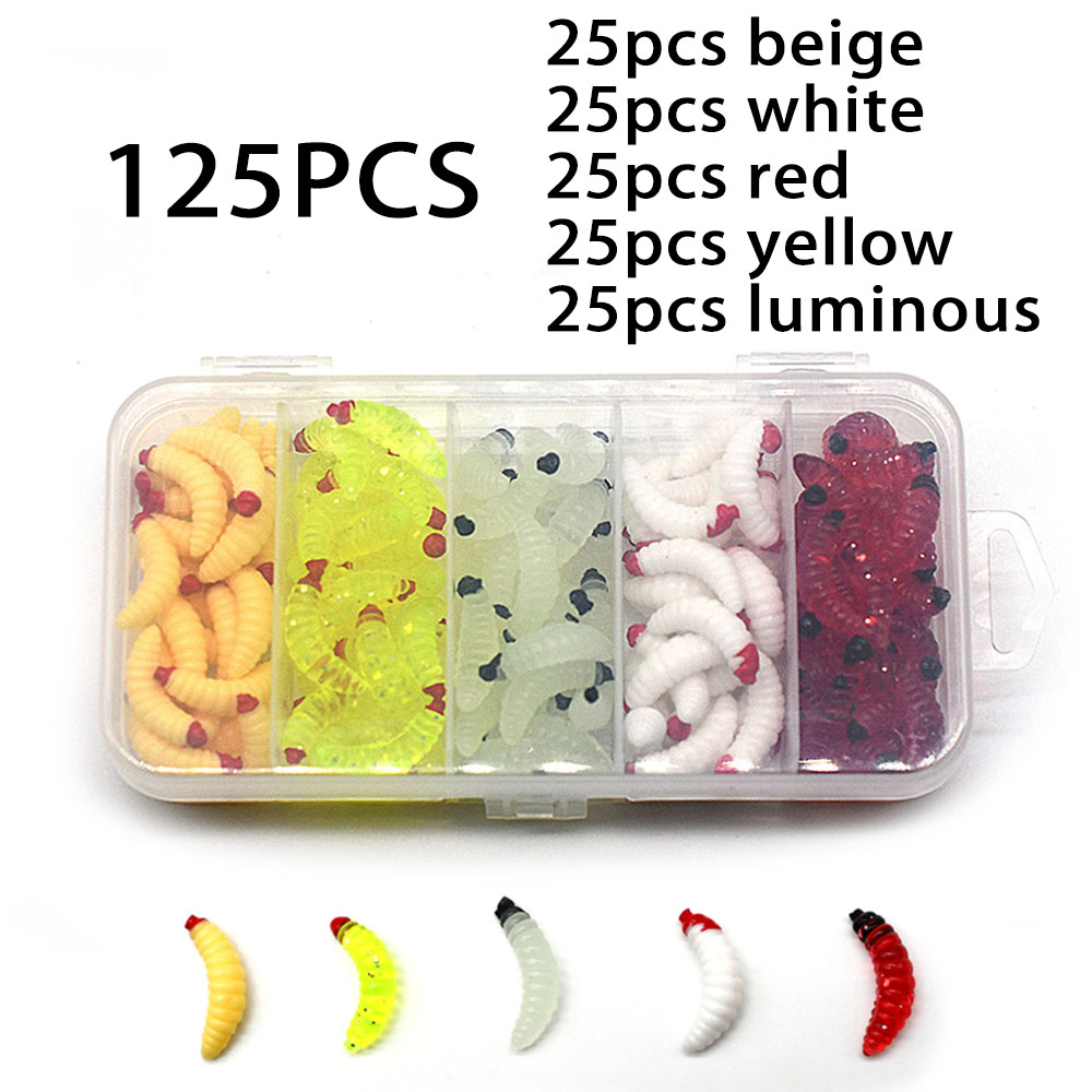 Fishing Lure Soft Plastic - 125 Uds cebo de pesca de