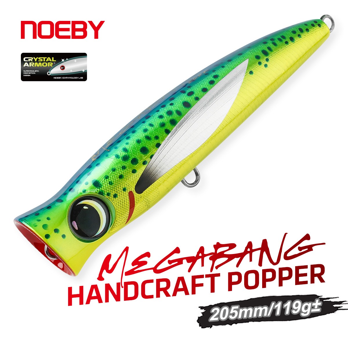 Fishing Lure Popper - Señuelo de Pesca NOEBY Megabang Topwater