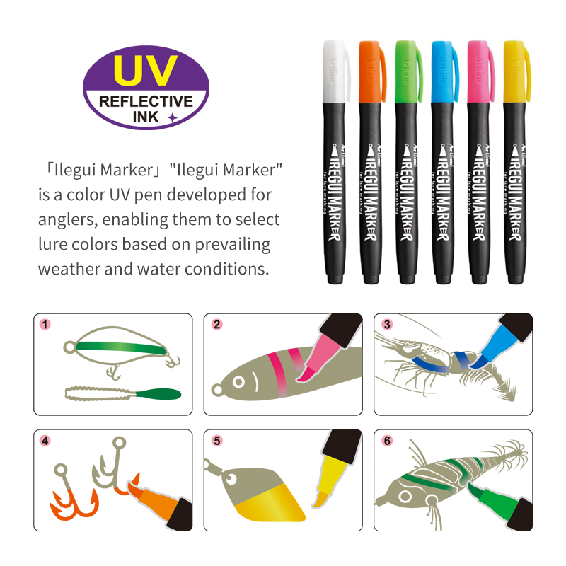 Nuevo Lápiz de Pintura Fluores - Fishing Lure Making Kit reseña y precio