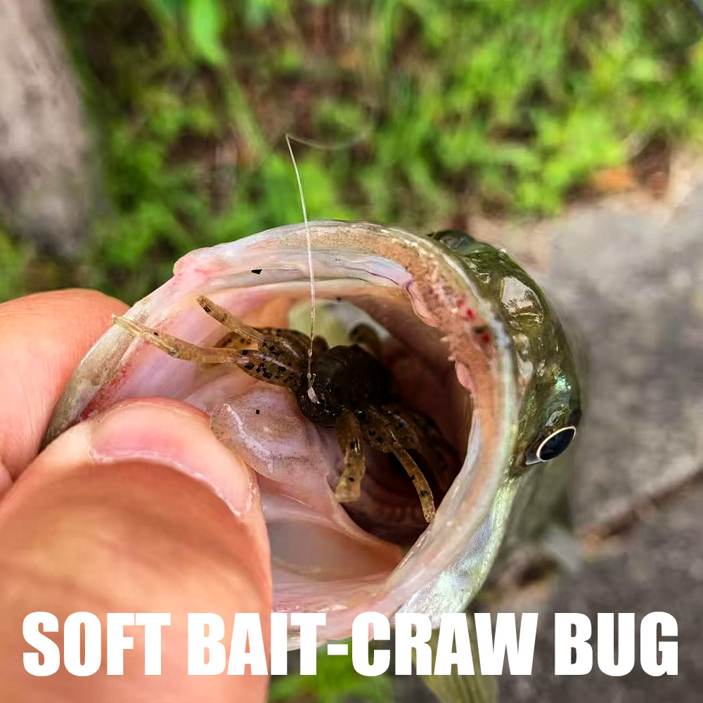 PEAK Larva Worm Craws señuelos - Fishing Lure Soft Plastic reseña y precio