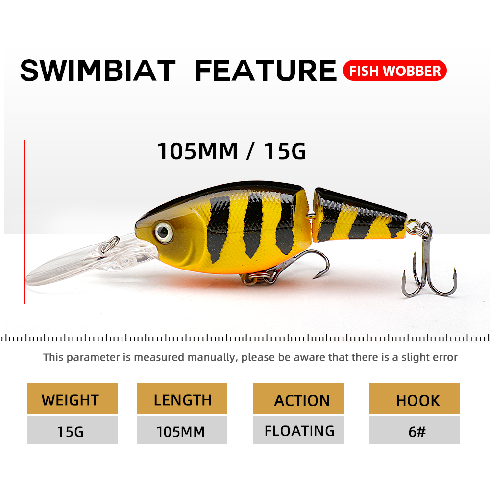 Agoie-crankbaits de buceo prof - Fishing Lure Popper reseña y precio