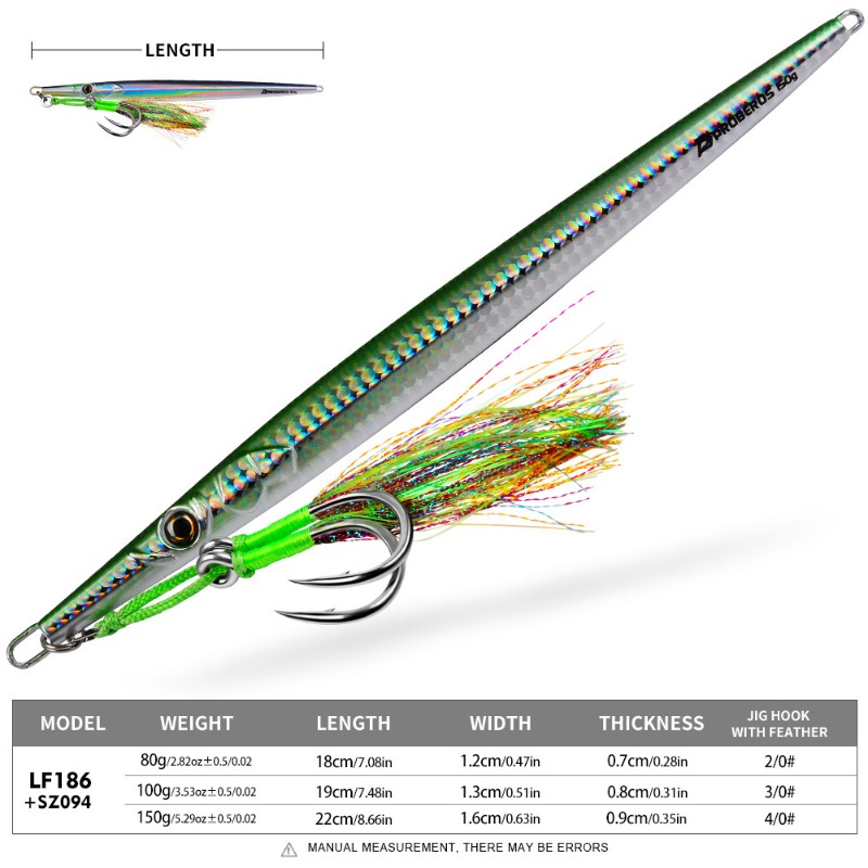 Señuelo de pesca rápida de dob - Fishing Lure Jig reseña y precio