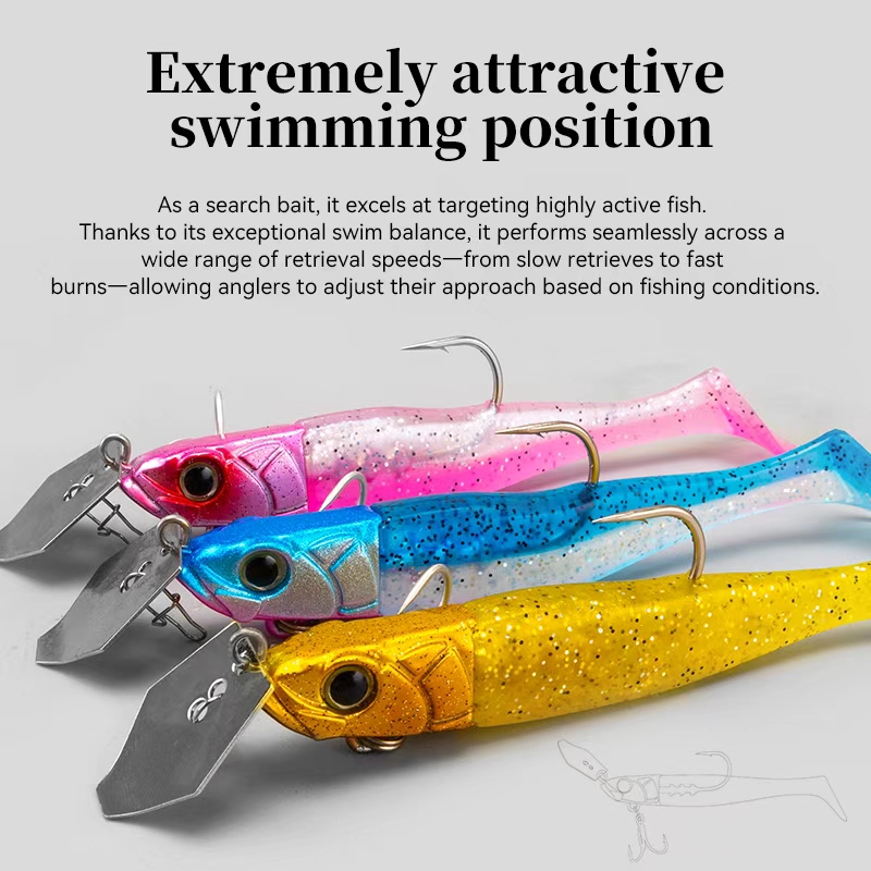 TSURINOYA FLUTTER 110mm 32g Se - Fishing Lure Blade Bait reseña y precio