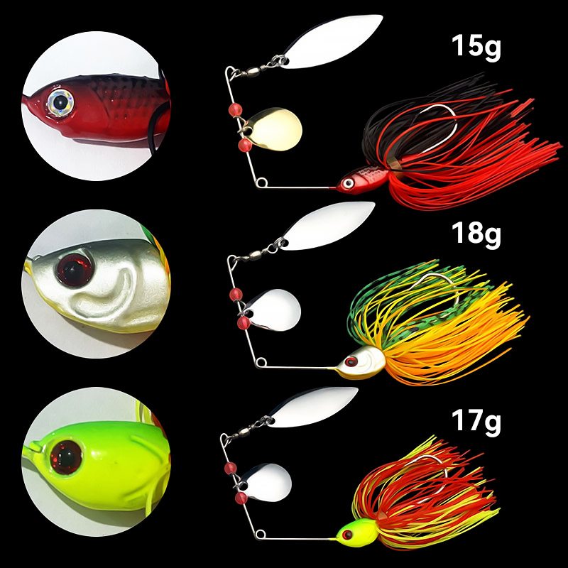 Bazooka 15g 18g Spinnerbait se - Fishing Lure Buzzbait reseña y precio