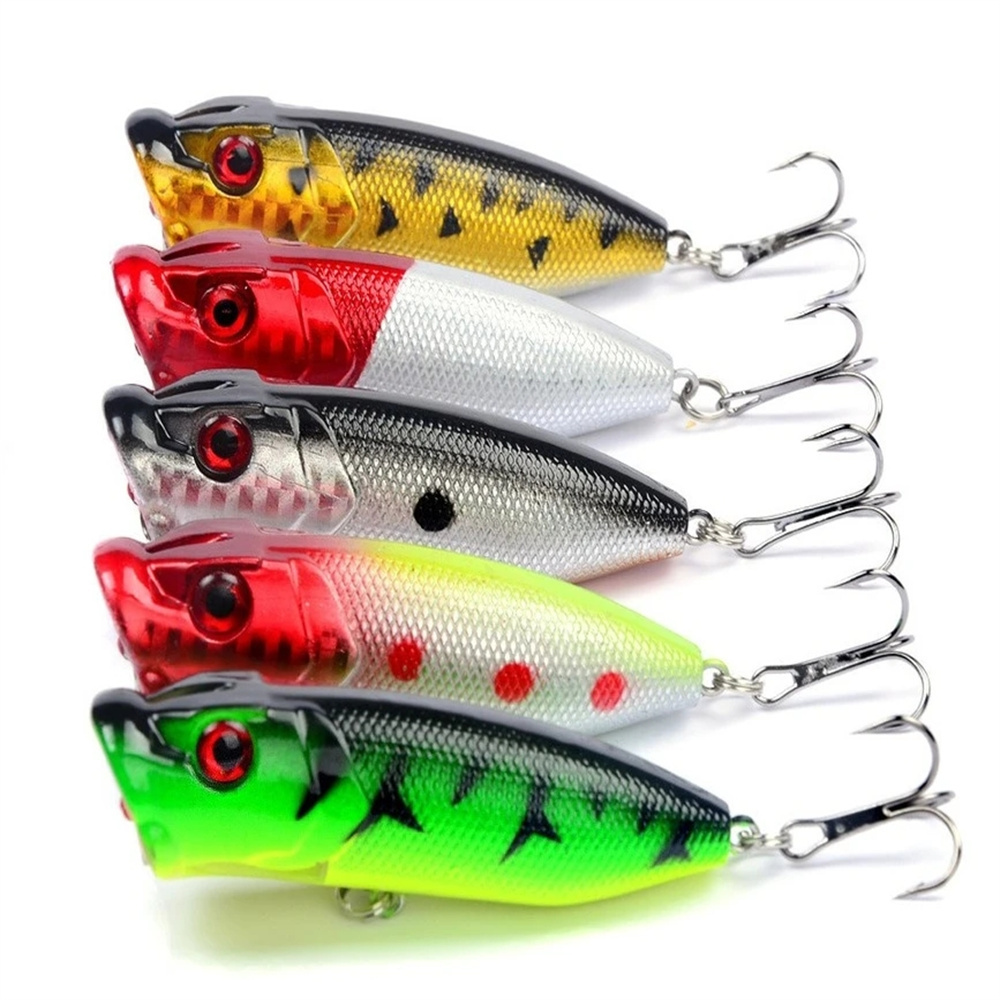 5 uds Señuelos de pesca Popper - Fishing Lure Popper reseña y precio