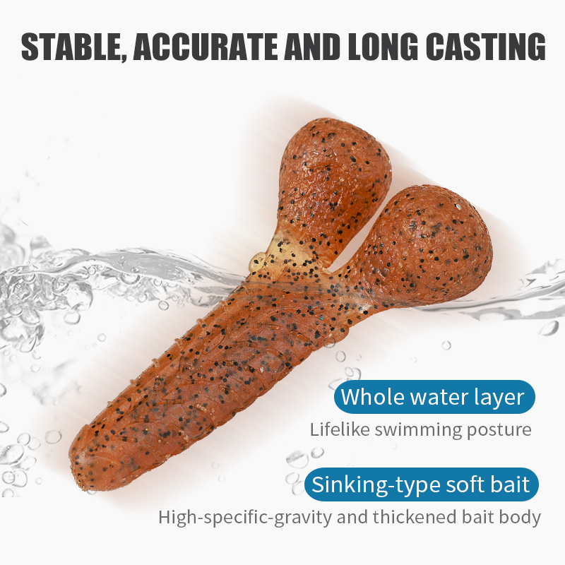 LUSHAZER 1 unidad/bolsa Señuel - Fishing Lure Soft Plastic reseña y precio