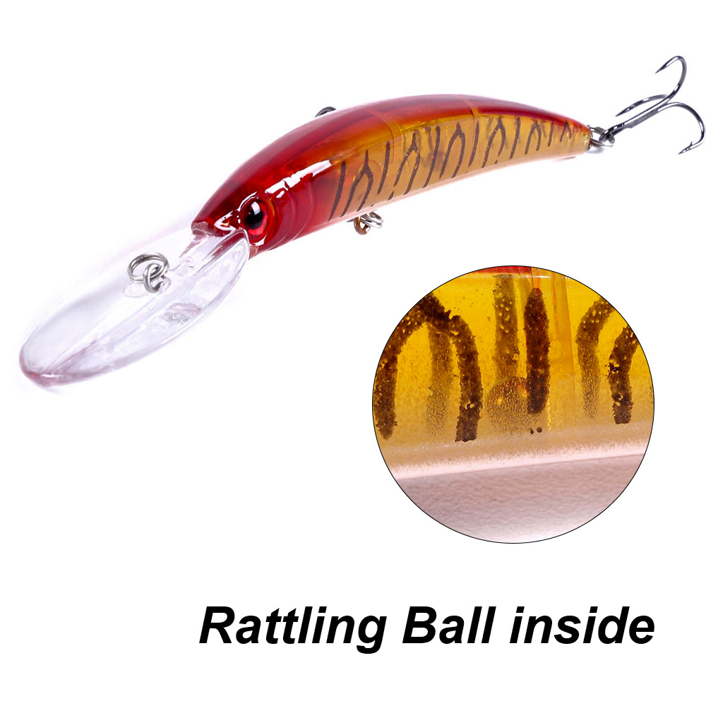 1 Uds 15cm 15g Jerkbait de buc - Fishing Lure Crankbait reseña y precio