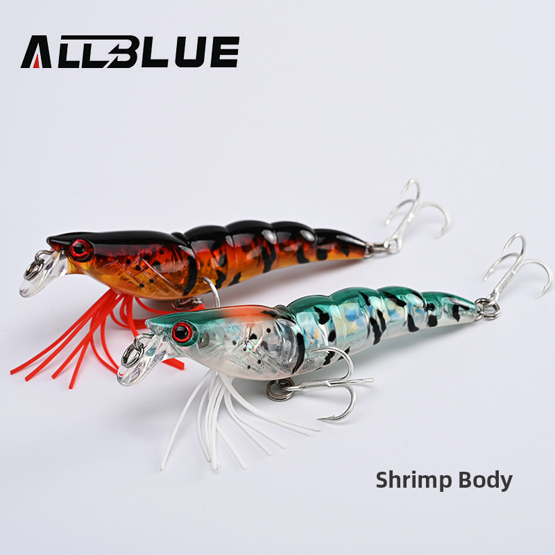 ALLBLUE 3D Flash camarones 70m - Fishing Lure Swimbait reseña y precio