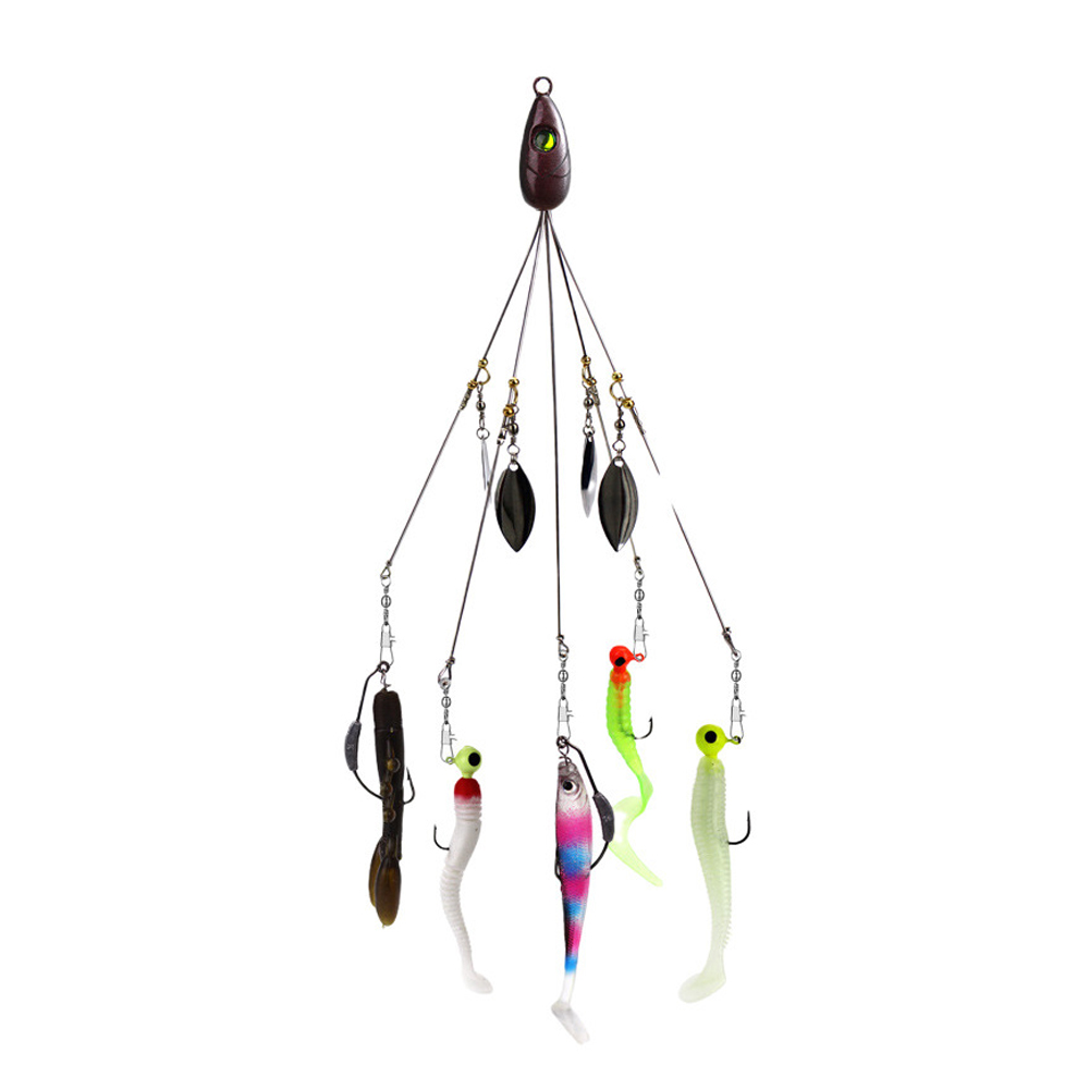 Kit de 5 señuelos de pesca Ala - Fishing Lure Blade Bait reseña y precio