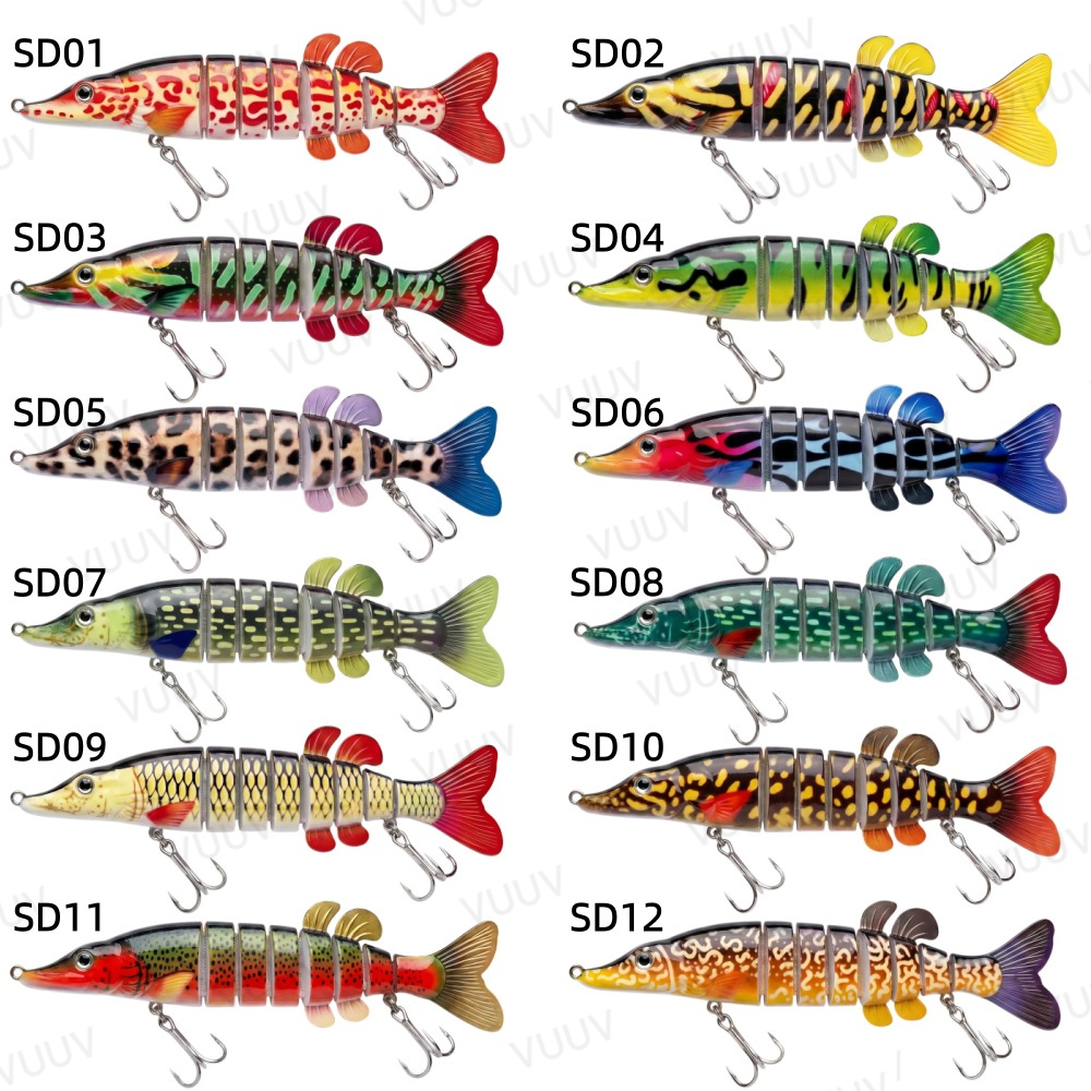 100 señuelos de pesca articula - Fishing Lure Popper reseña y precio