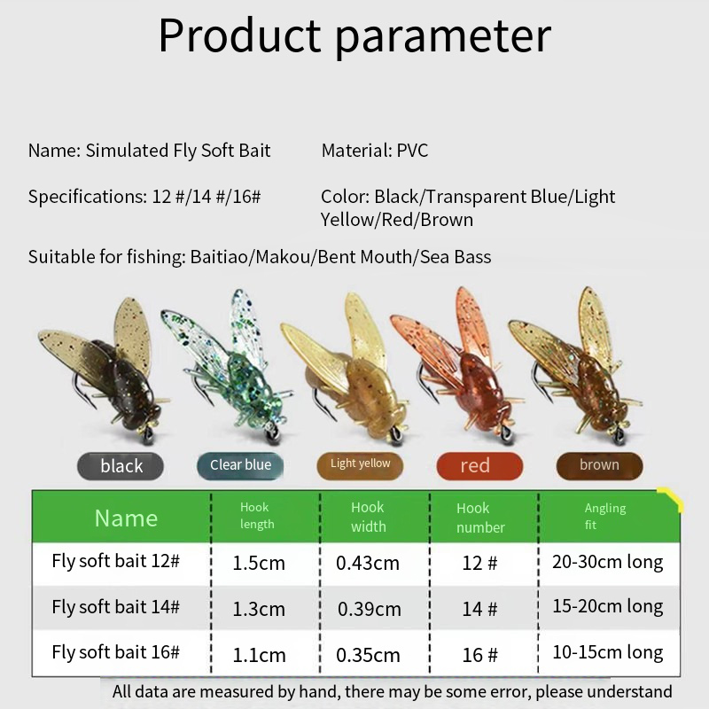 10 Uds. De moscas de pesca con - Fishing Lure Soft Plastic reseña y precio