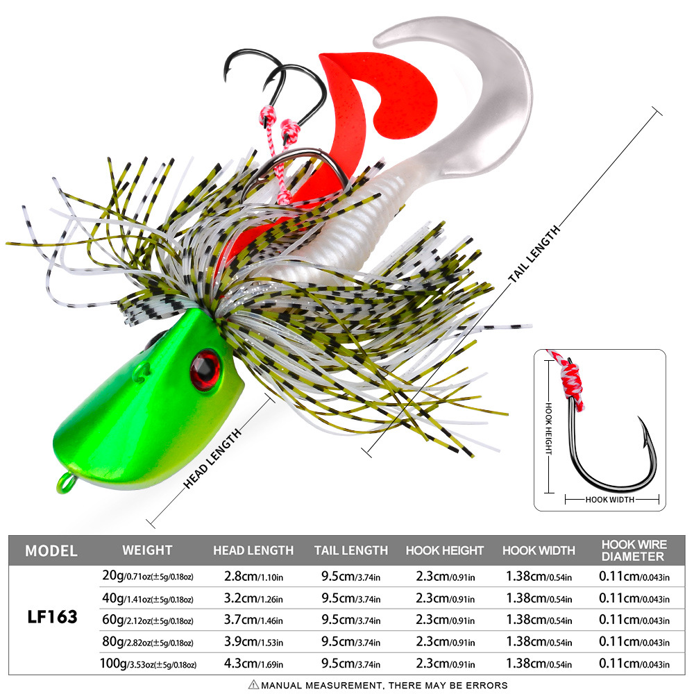 Señuelo de jigging con cabeza  - Fishing Lure Blade Bait reseña y precio