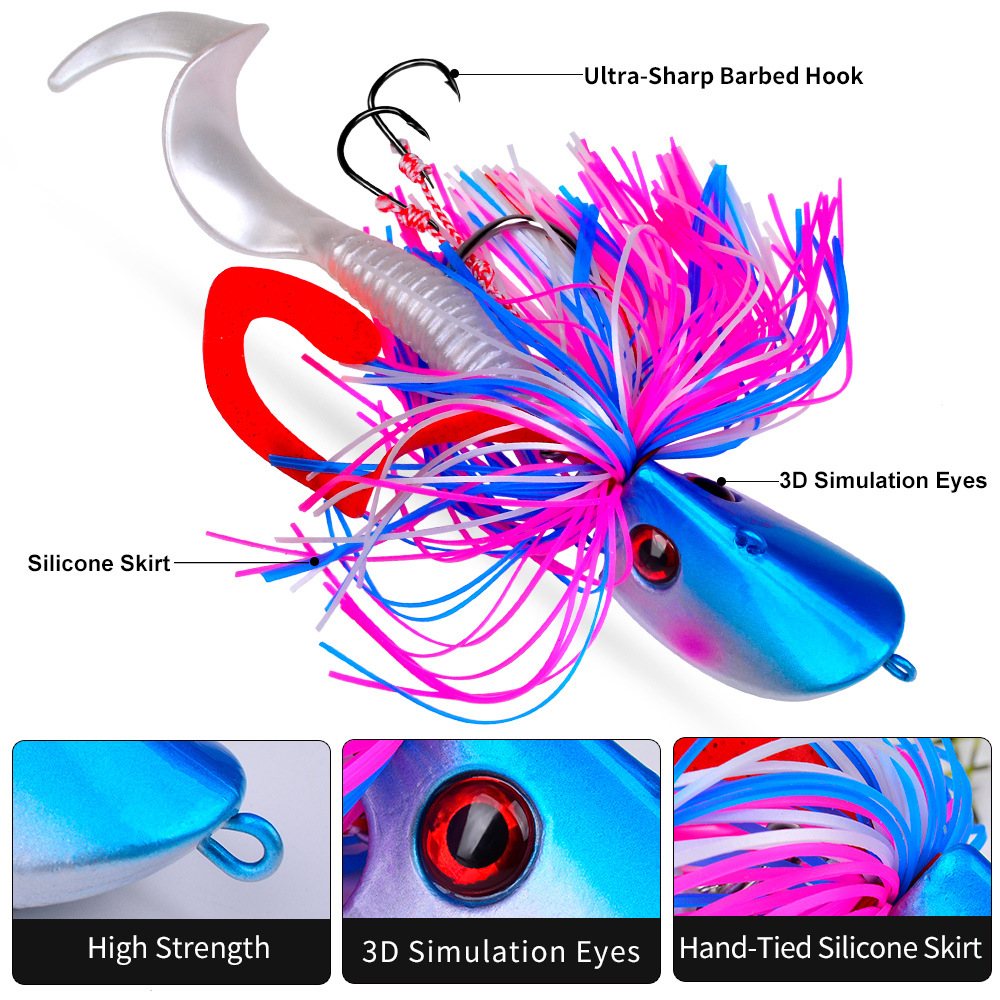 Señuelo de jigging con cabeza  - Fishing Lure Blade Bait reseña y precio