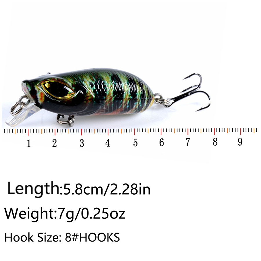 Cebo Artificial flotante Wobbl - Fishing Lure Jerkbait reseña y precio