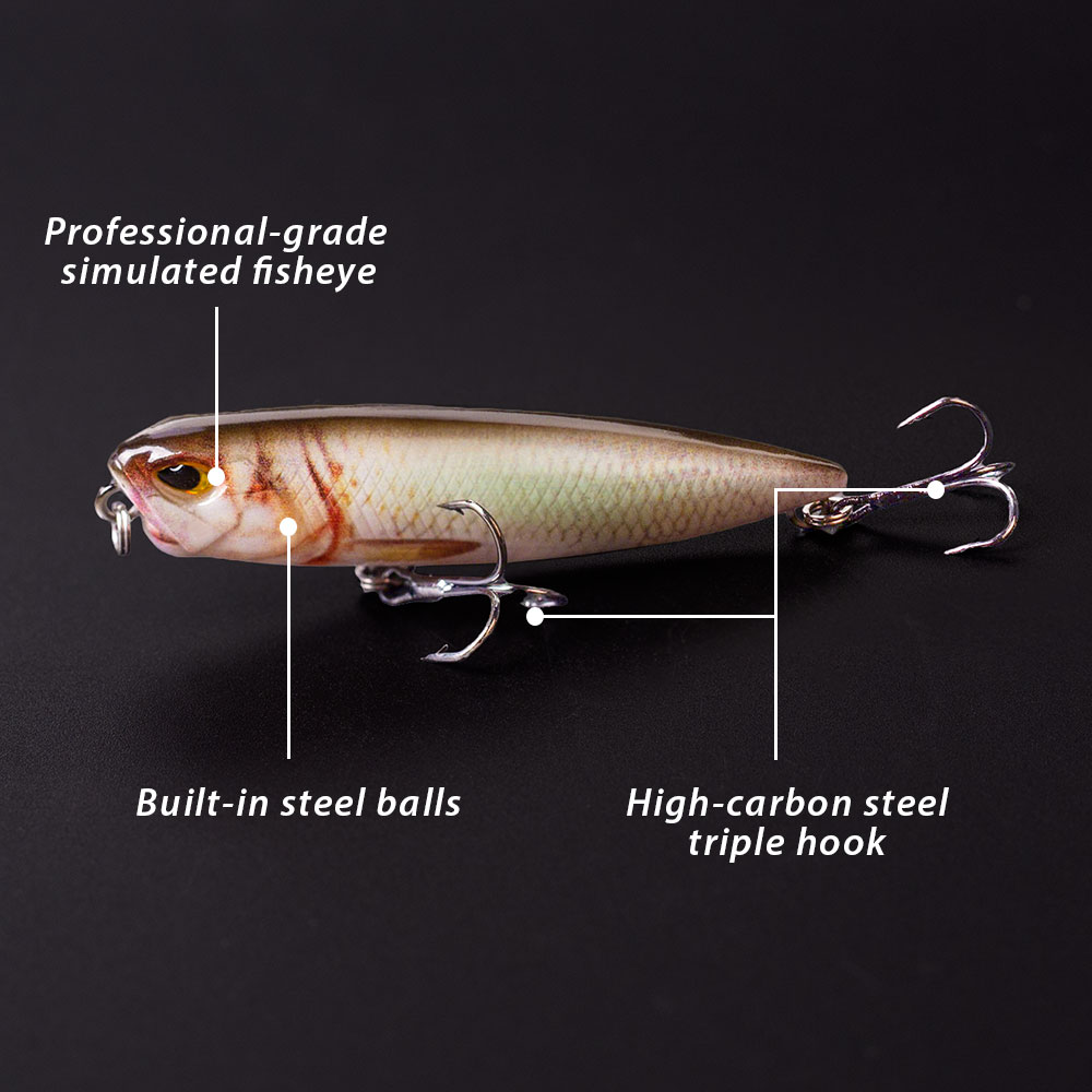 Hanlin Popper 6,5 cm/2,56 pulg - Fishing Lure Popper reseña y precio