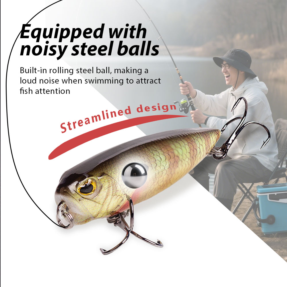 Hanlin Popper 6,5 cm/2,56 pulg - Fishing Lure Popper reseña y precio