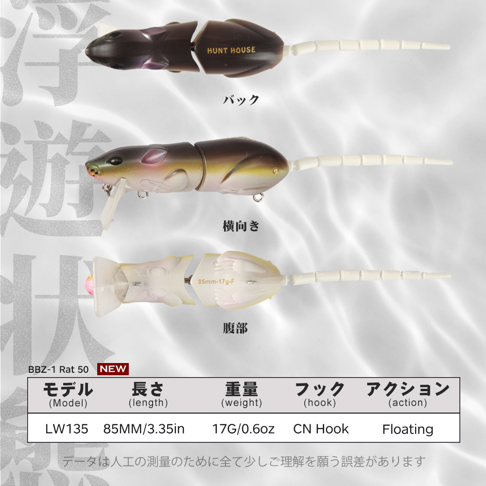 Señuelo de pesca Hunthouse BBZ - Fishing Lure Popper reseña y precio