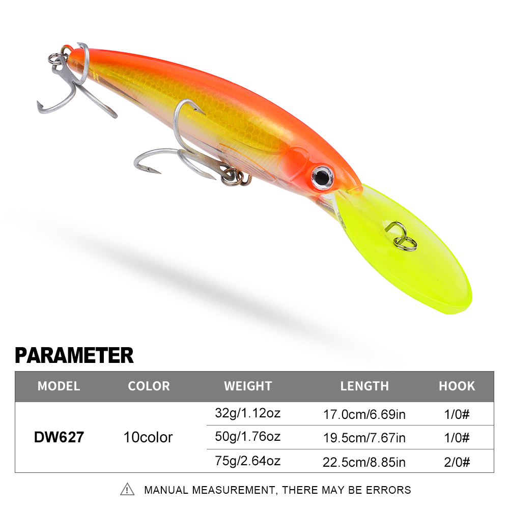 1PC 32g 50g 75g Big Floating M - Fishing Lure Topwater reseña y precio