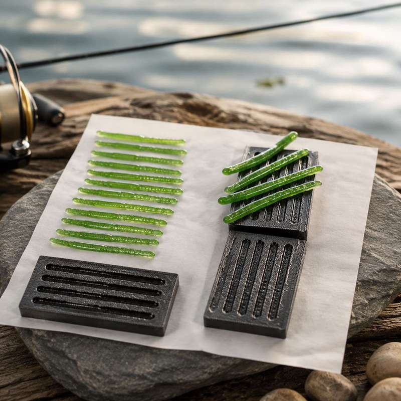 Molde de cebo suave tipo gota  - Fishing Lure Kit reseña y precio