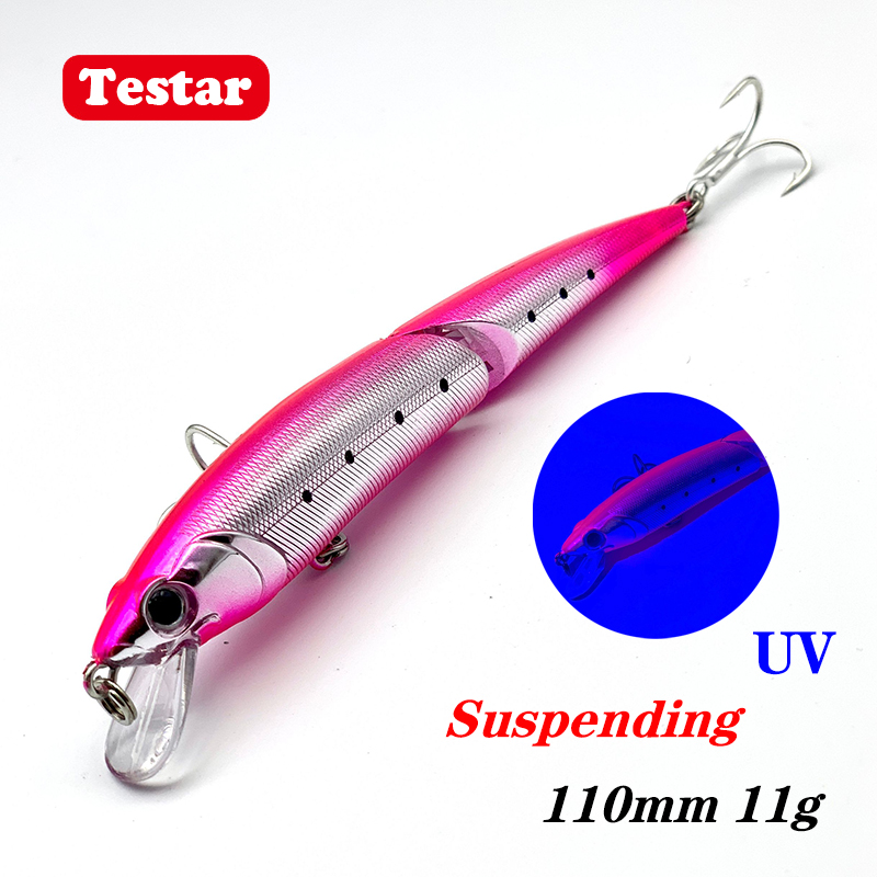 Señuelo de pesca Testar de 110 - Fishing Lure Jerkbait reseña y precio