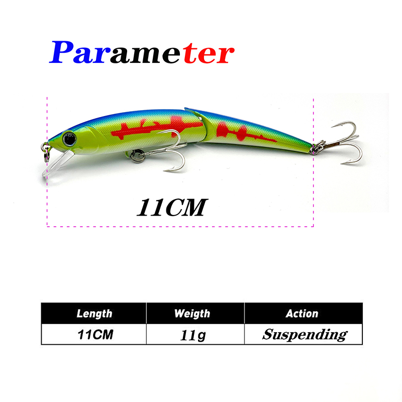 Señuelo de pesca Testar de 110 - Fishing Lure Jerkbait reseña y precio