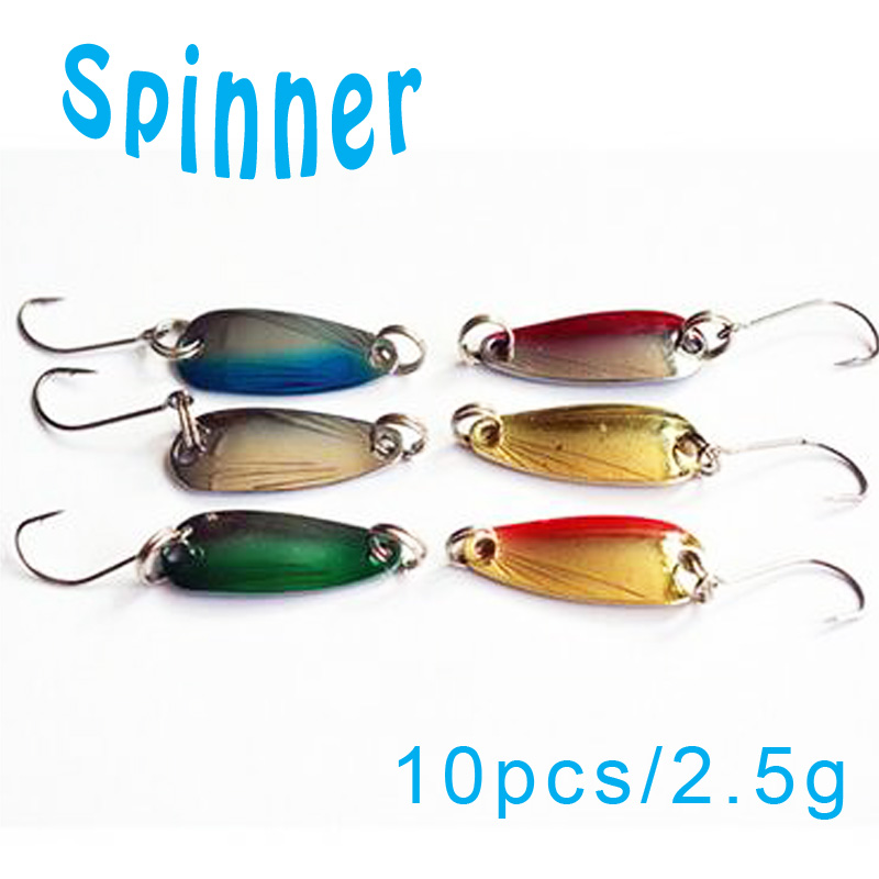 TOMA 10 Uds 2,5g pesca cuchara - Fishing Lure Spoon reseña y precio