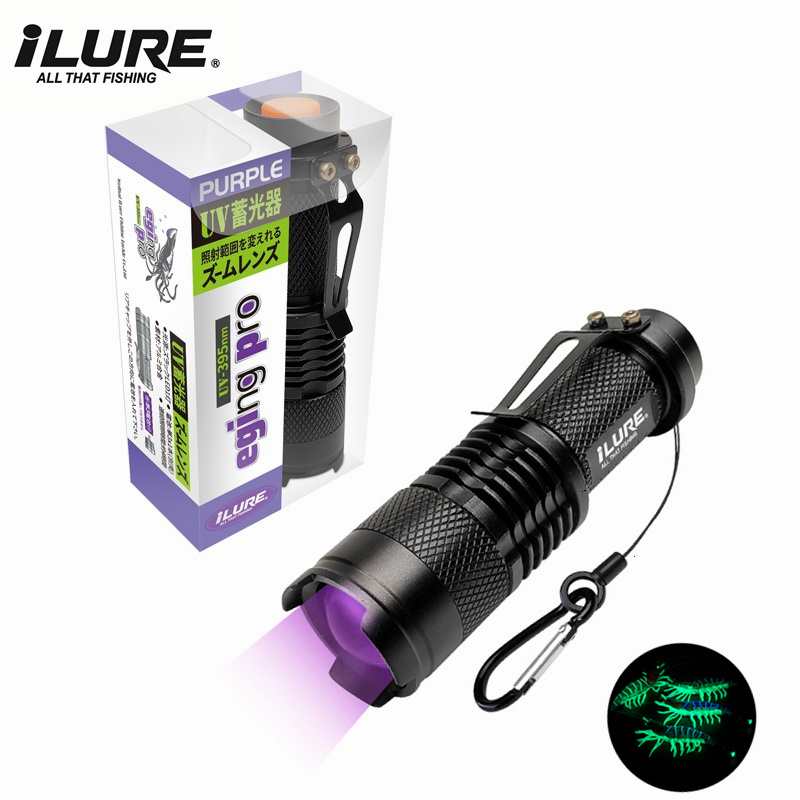 Mini linterna UV de 395nm, señ - Fishing Lure Jig reseña y precio