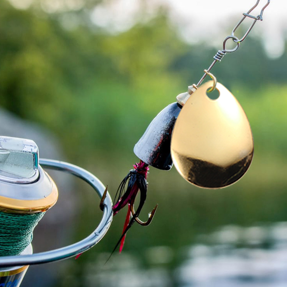 50 piezas de señuelos giratori - Fishing Lure Blade Bait reseña y precio