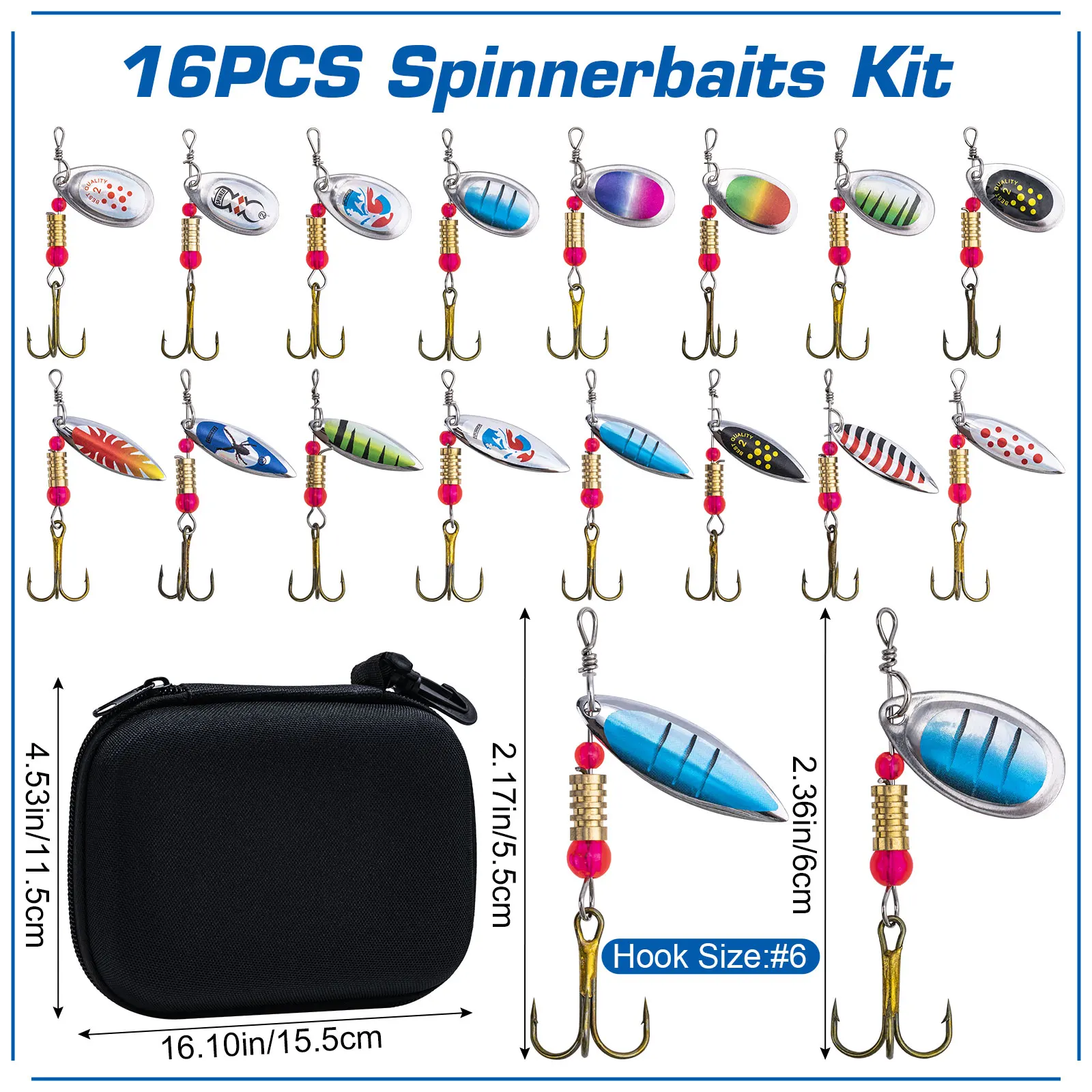 Goture - Caja de 16 señuelos g - Fishing Lure Crankbait reseña y precio