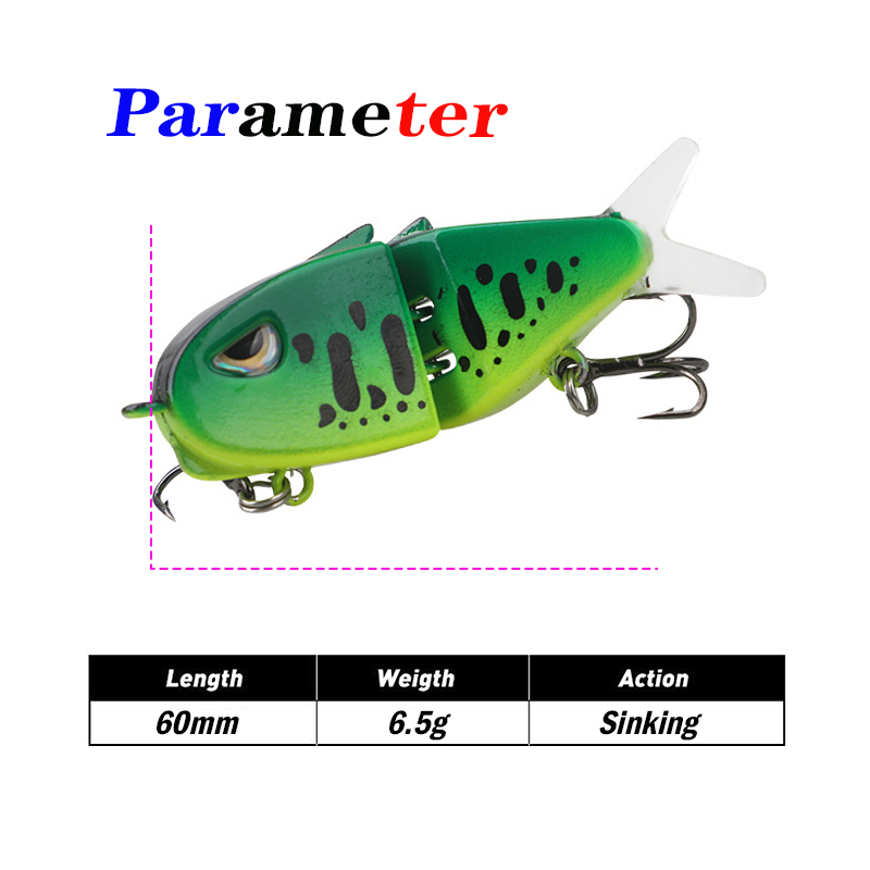 Señuelo de Pesca de 60 mm y 6. - Fishing Lure Jerkbait reseña y precio
