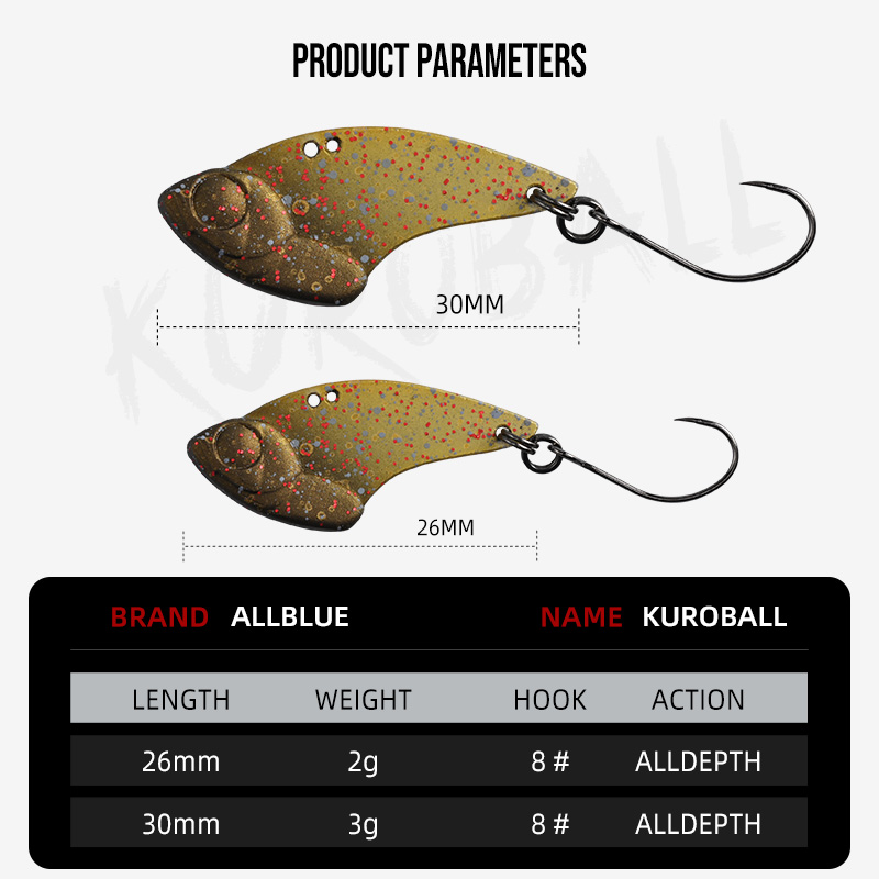 Señuelo de Pesca ALLBLUE 2g 3g - Fishing Lure Crankbait reseña y precio