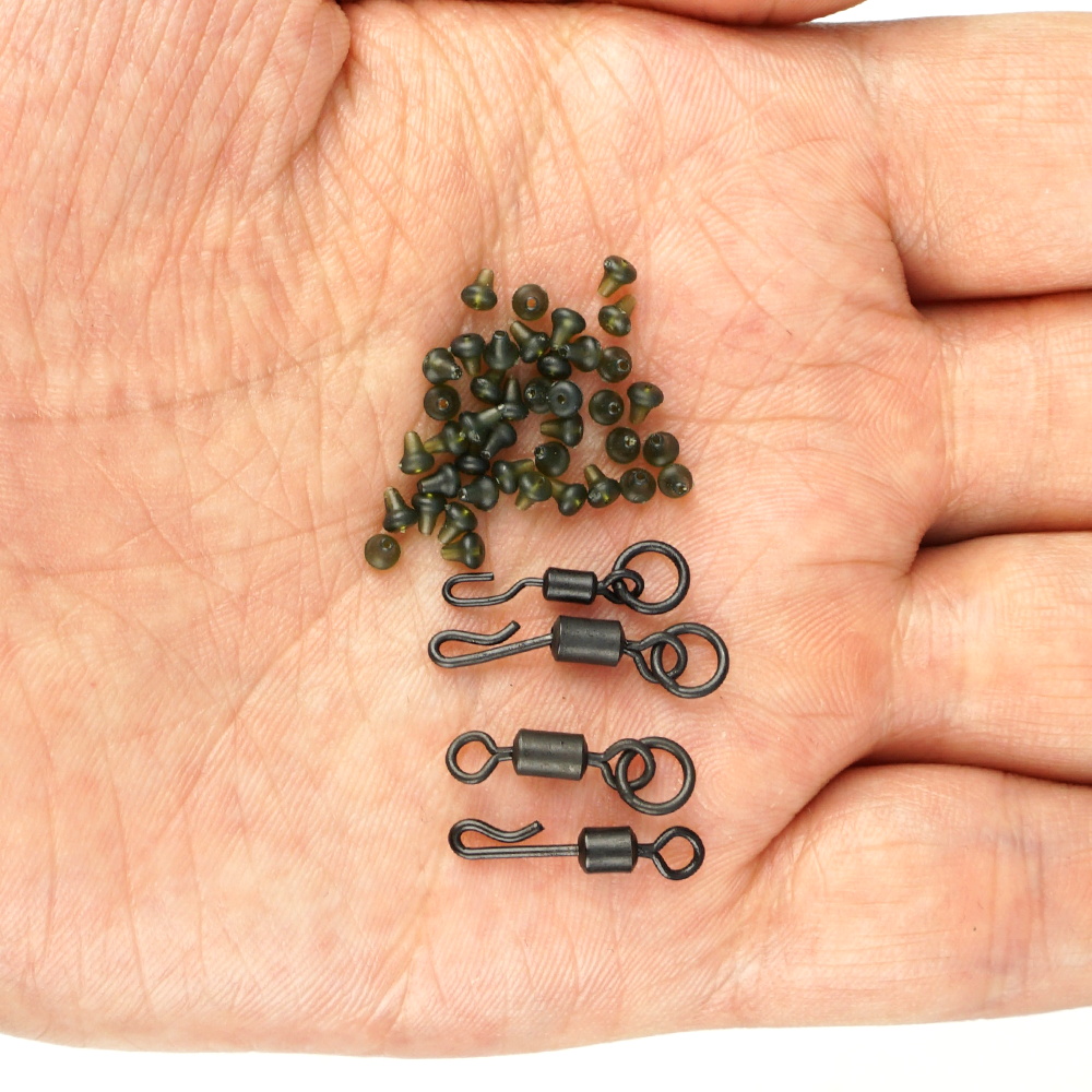 Hirisi 70 piezas de gomas de p - Fishing Lure Spinner reseña y precio