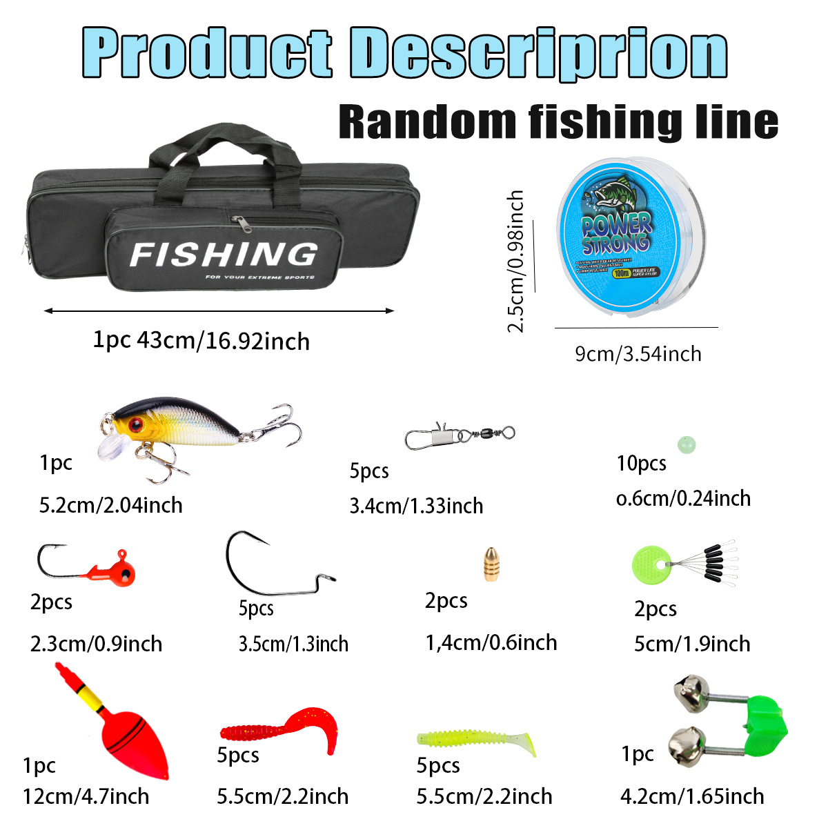 Caña de Pescar Telescópica de  - Fishing Lure Box reseña y precio