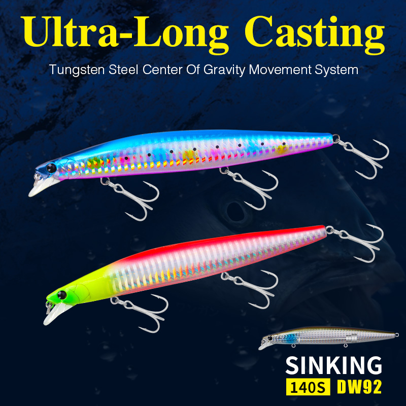 TSURINOYA 140mm 26g STINGER 14 - Fishing Lure Jerkbait reseña y precio