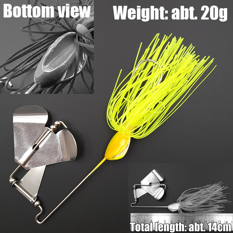 Wusanban Lunker Spinner cebos  - Fishing Lure Blade Bait reseña y precio