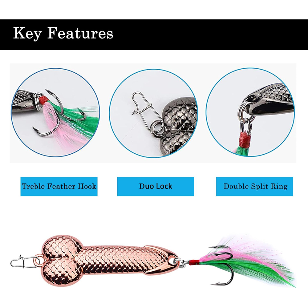 Señuelo de pesca VIB metálico  - Fishing Lure Blade Bait reseña y precio