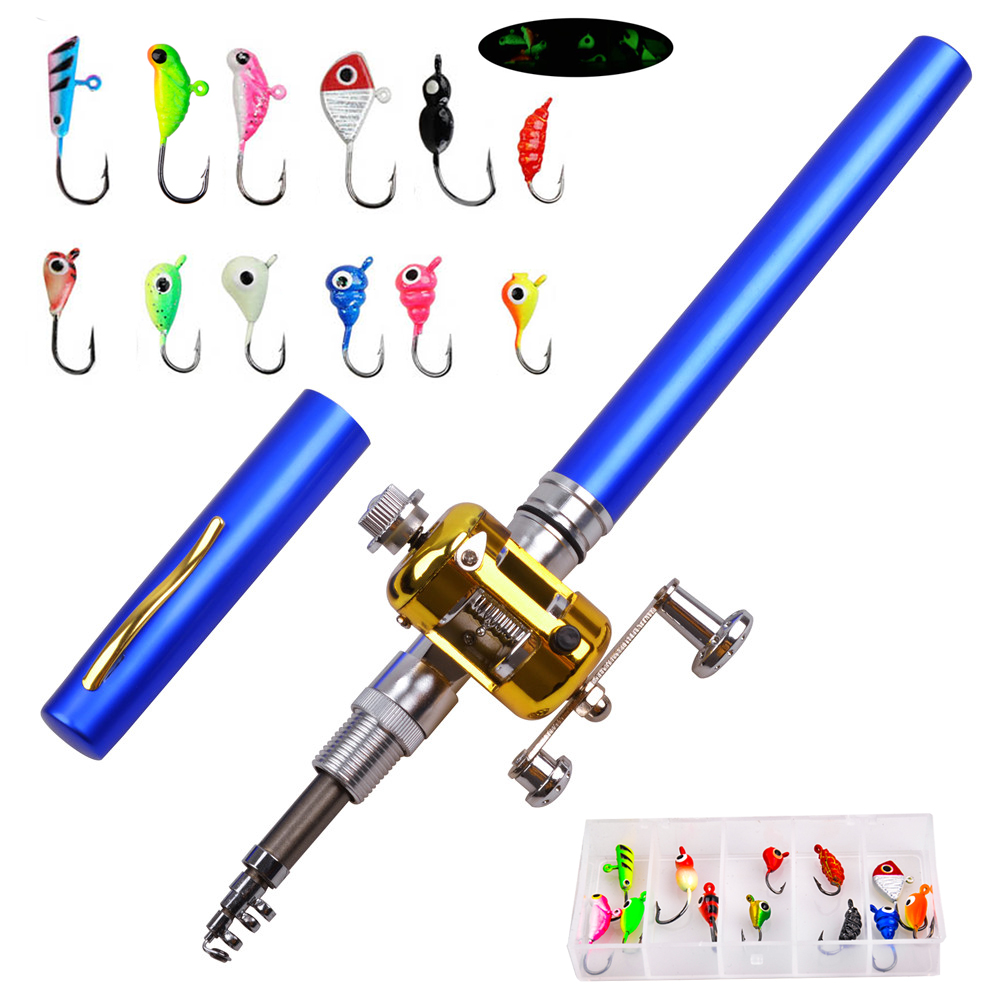 Mini caña de pescar en hielo C - Fishing Lure Jig reseña y precio